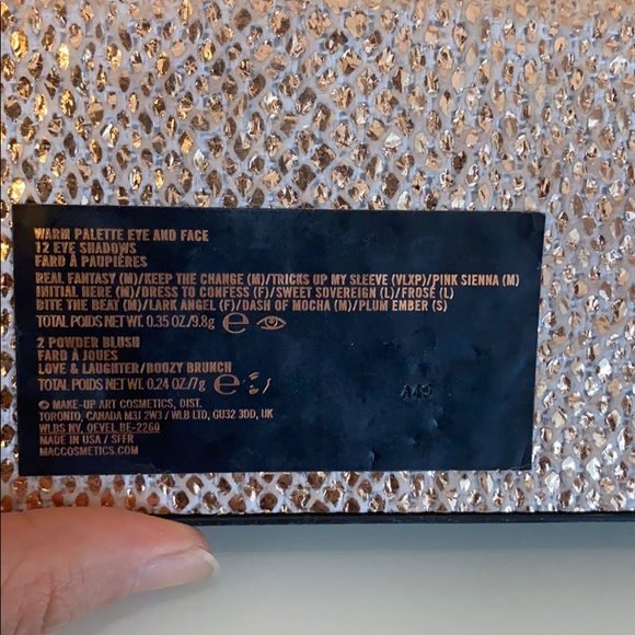 MAC warm palette eye and face - Holiday Edition - Picture 4 of 4